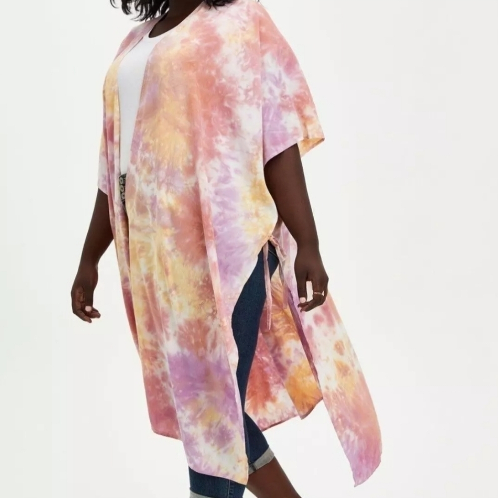 Torrid Side Tie Ruana Cover Up
